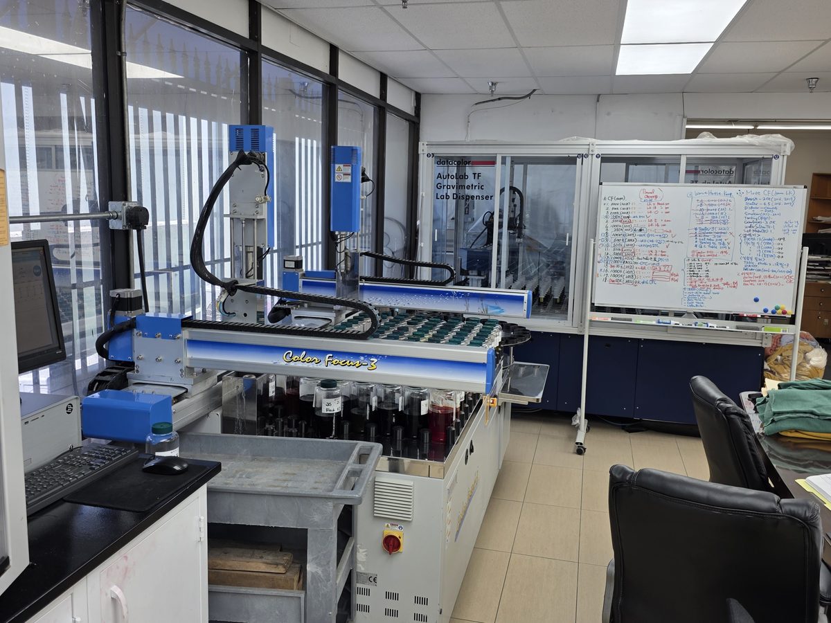 Laboratory testing benches